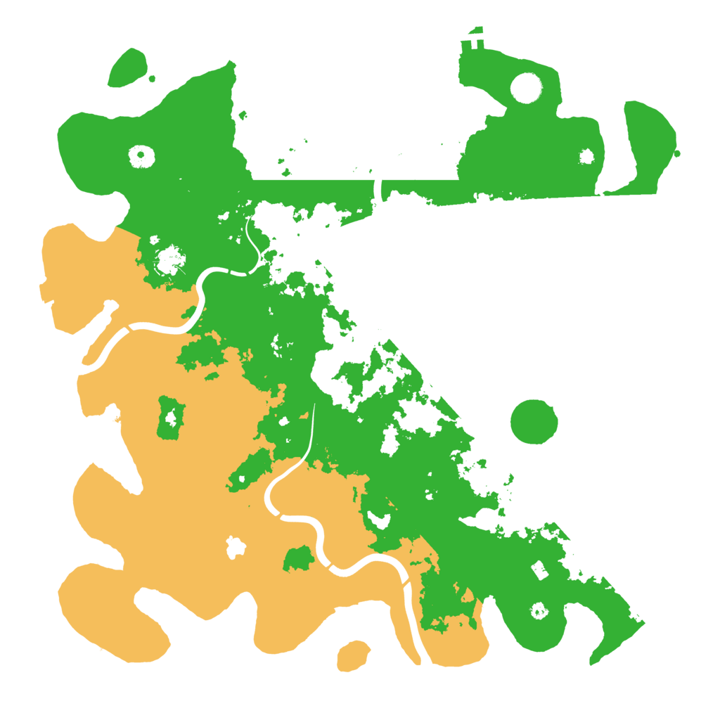 Biome Rust Map: Procedural Map, Size: 4300, Seed: 1714093763