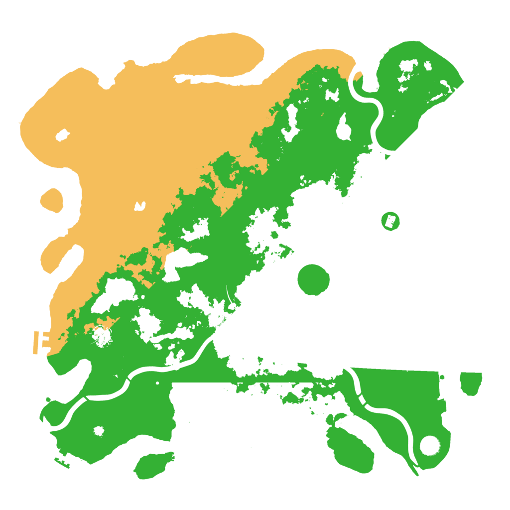 Biome Rust Map: Procedural Map, Size: 4500, Seed: 881567888