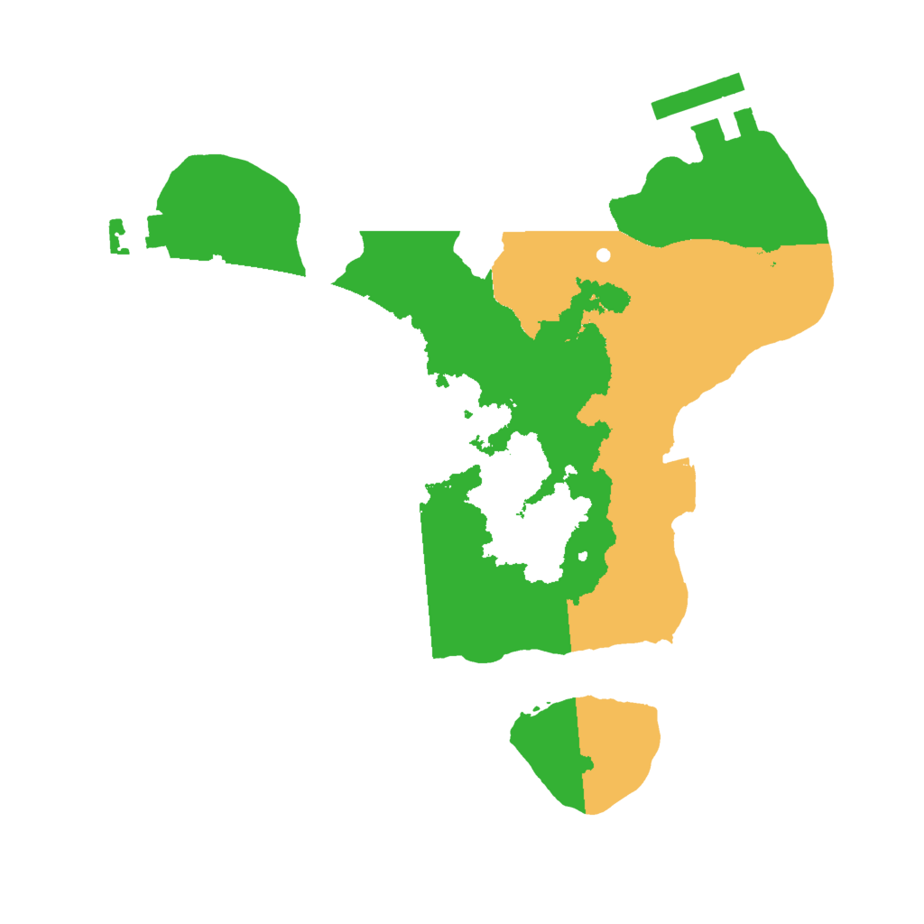 Biome Rust Map: Procedural Map, Size: 2000, Seed: 2105188107