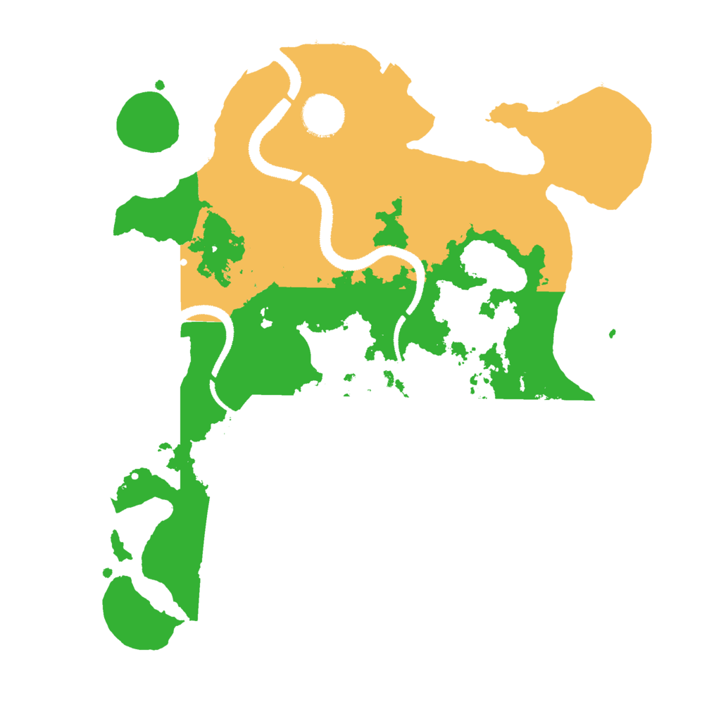 Biome Rust Map: Procedural Map, Size: 3000, Seed: 555111