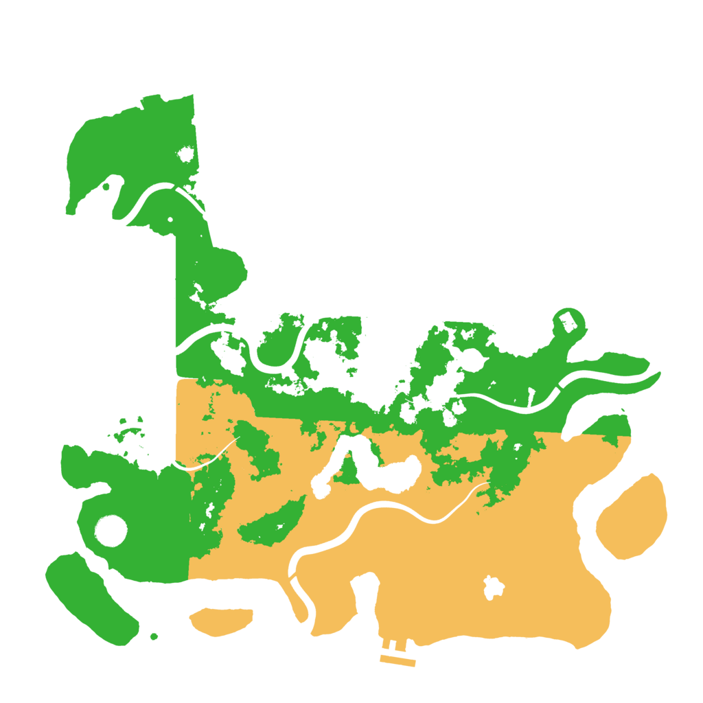 Biome Rust Map: Procedural Map, Size: 4000, Seed: 548292725