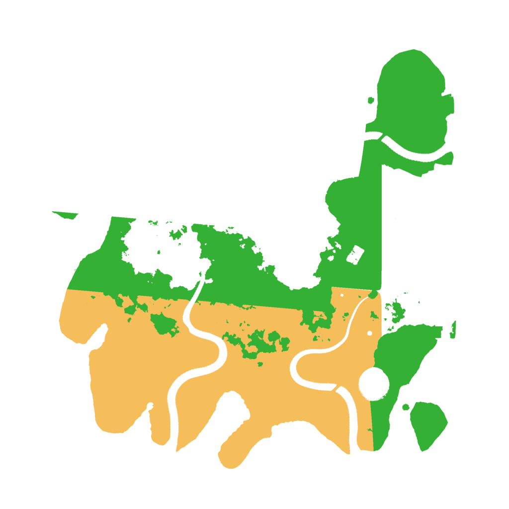 Biome Rust Map: Procedural Map, Size: 3000, Seed: 489706059