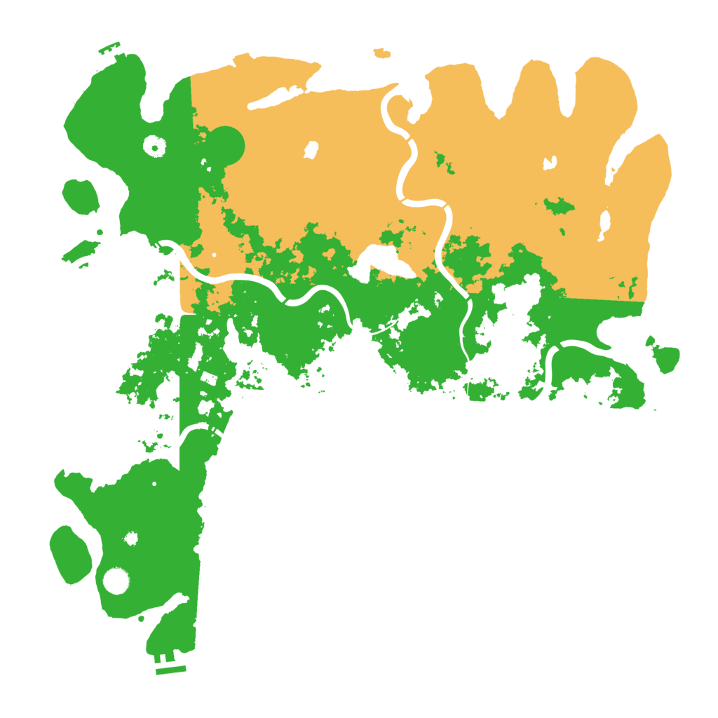 Biome Rust Map: Procedural Map, Size: 4800, Seed: 1052696317