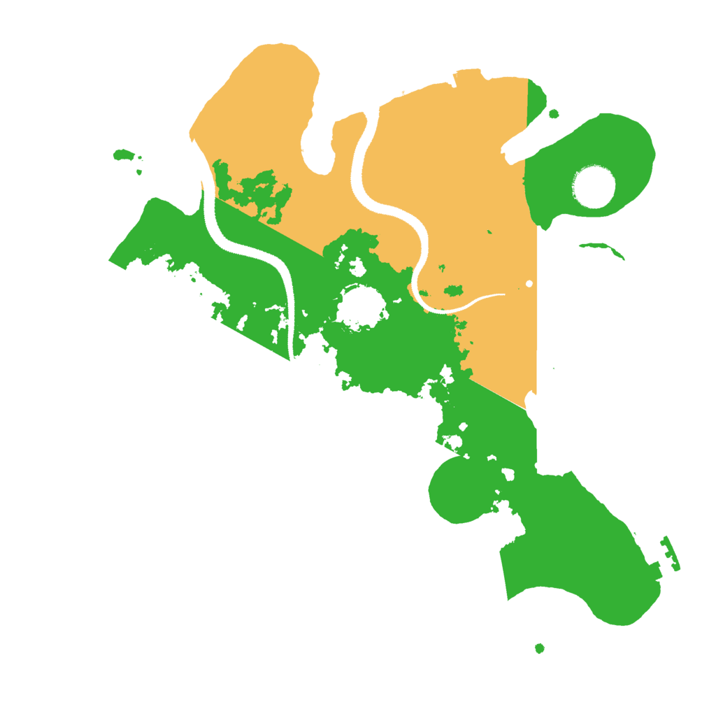Biome Rust Map: Procedural Map, Size: 3000, Seed: 1943934788