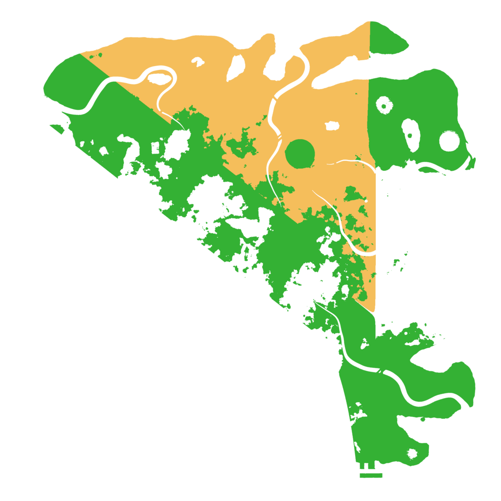 Biome Rust Map: Procedural Map, Size: 4500, Seed: 1718645304