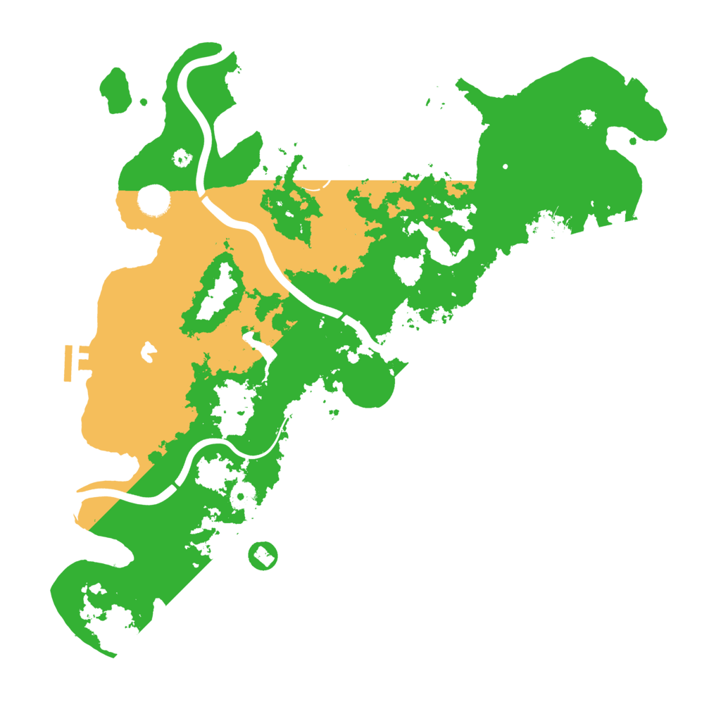 Biome Rust Map: Procedural Map, Size: 4000, Seed: 25434423