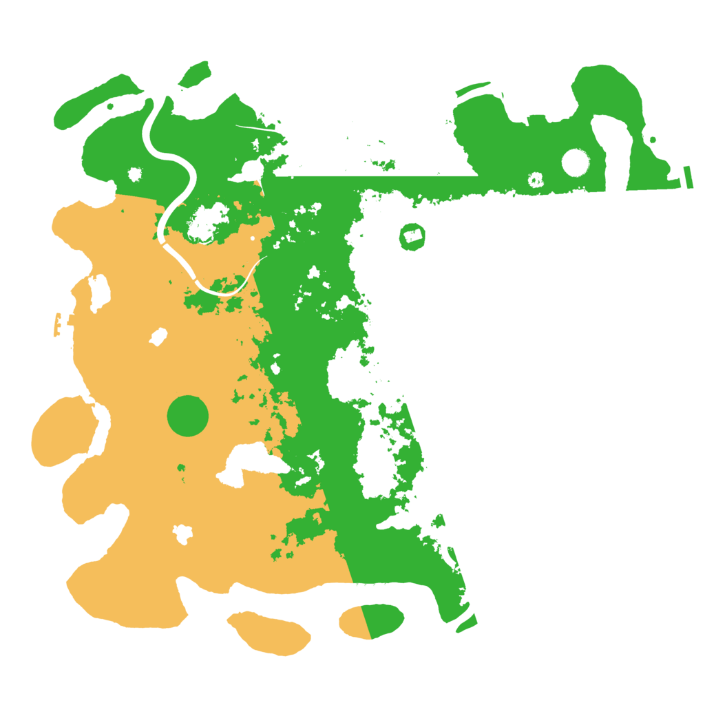 Biome Rust Map: Procedural Map, Size: 4500, Seed: 64641592