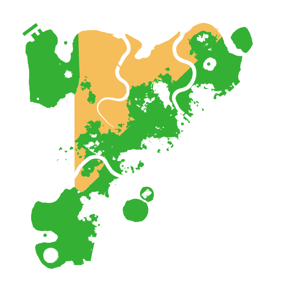 Biome Rust Map: Procedural Map, Size: 3500, Seed: 1437489631