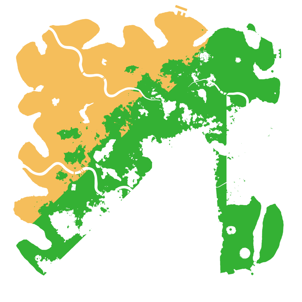 Biome Rust Map: Procedural Map, Size: 5000, Seed: 4756856