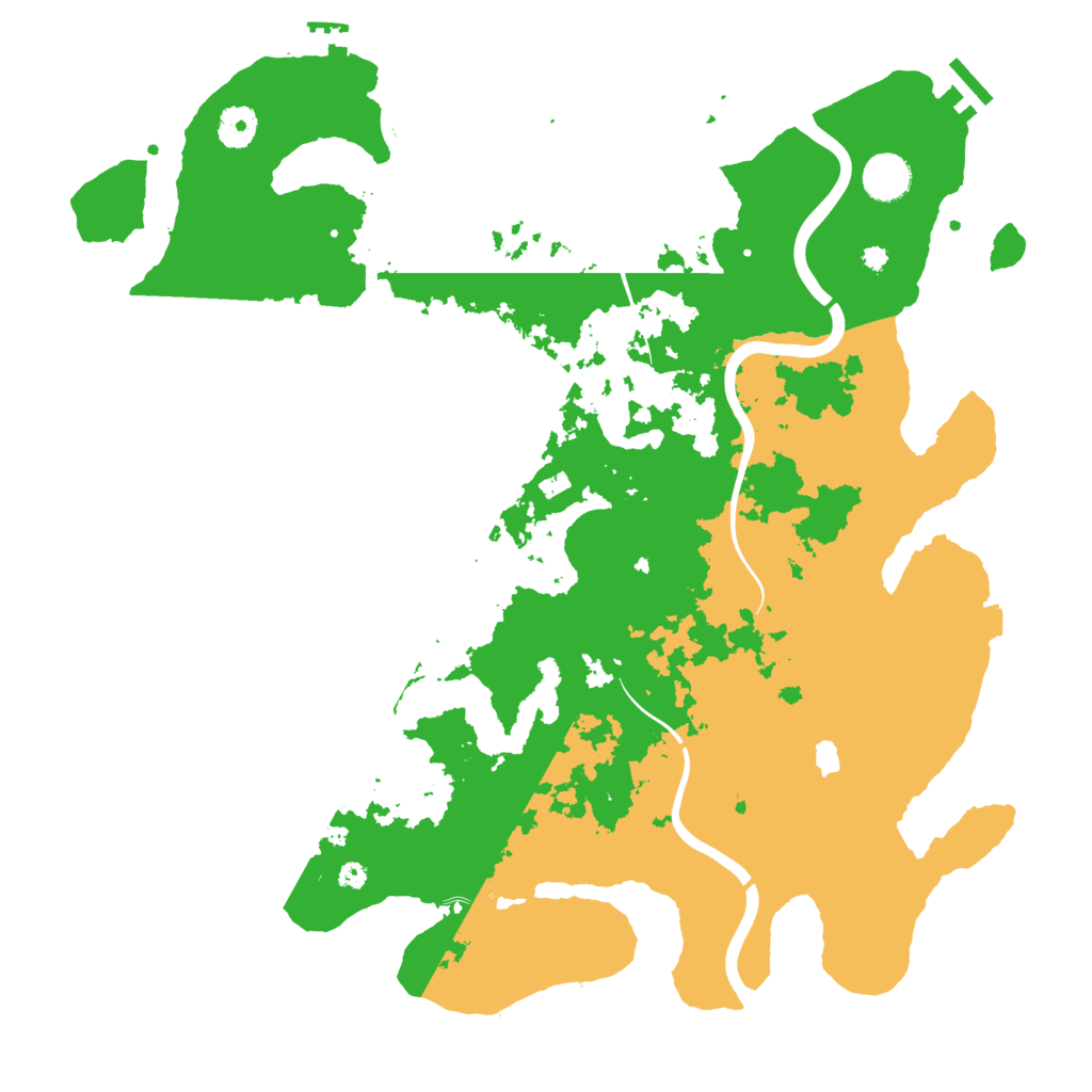 Biome Rust Map: Procedural Map, Size: 4000, Seed: 1130868990