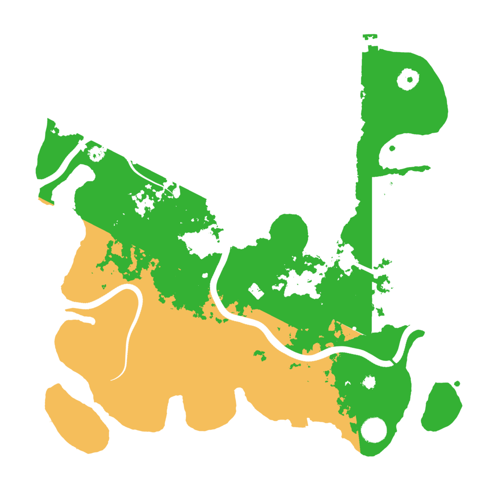 Biome Rust Map: Procedural Map, Size: 3500, Seed: 37334543