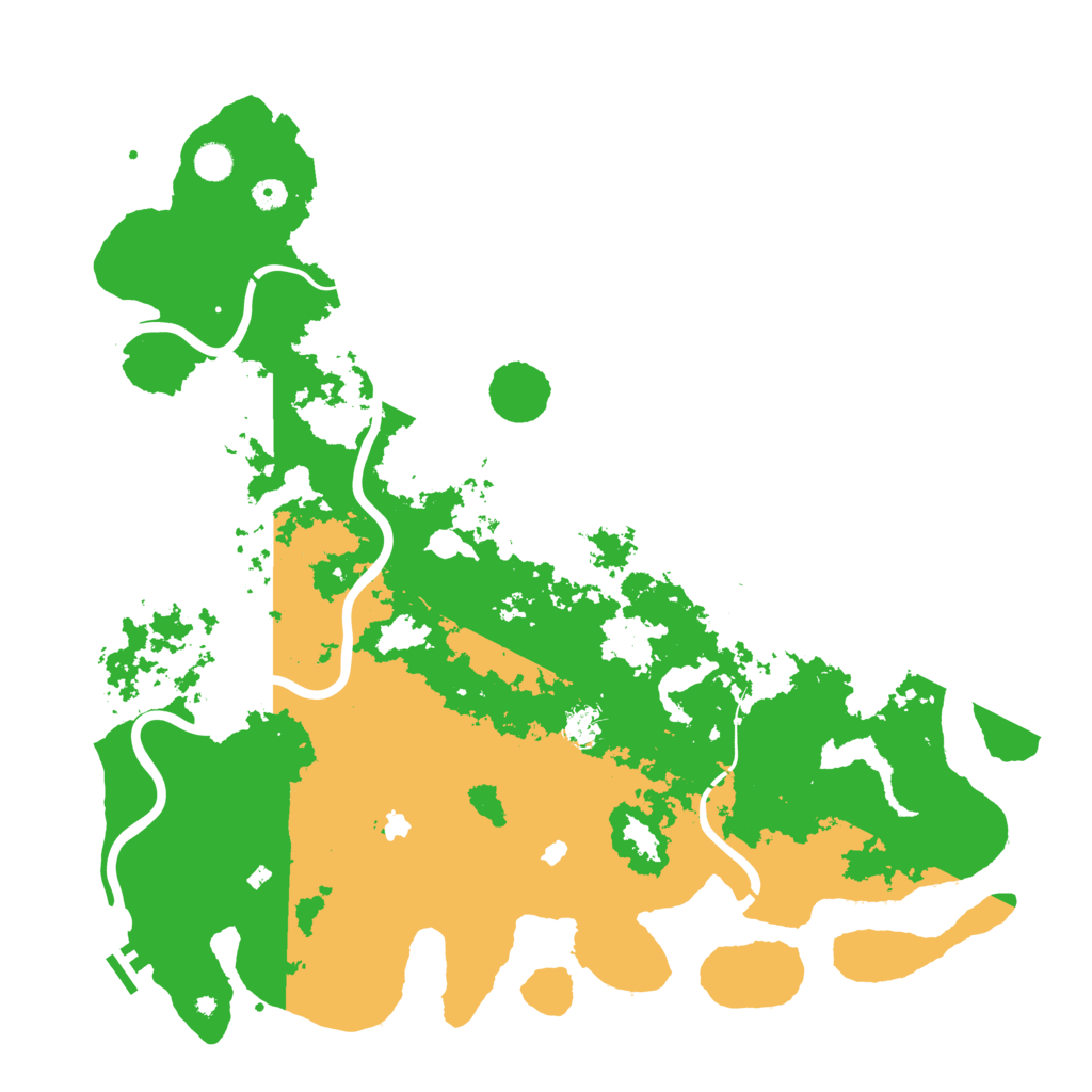 Biome Rust Map: Procedural Map, Size: 5000, Seed: 953864605