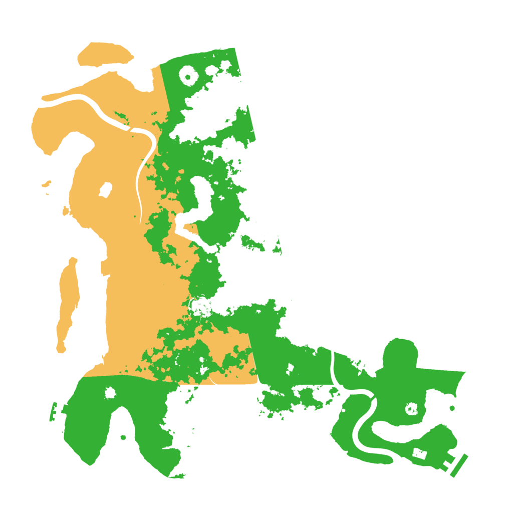 Biome Rust Map: Procedural Map, Size: 4000, Seed: 999218883