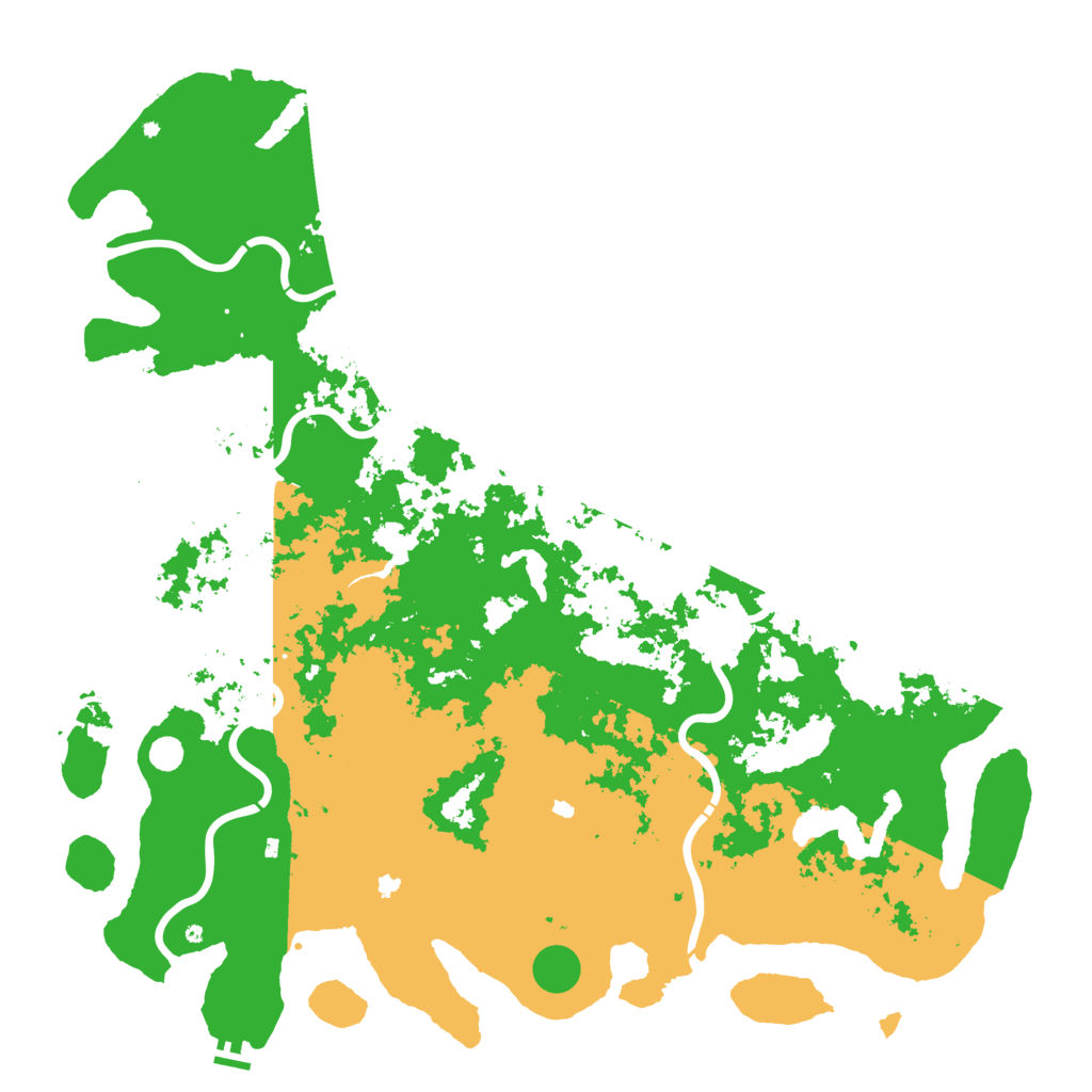 Biome Rust Map: Procedural Map, Size: 6000, Seed: 48312246