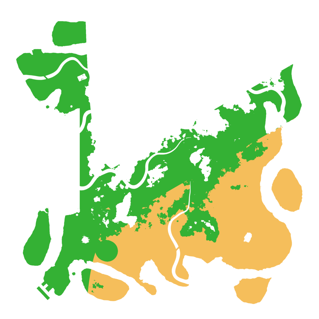 Biome Rust Map: Procedural Map, Size: 4001, Seed: 334753