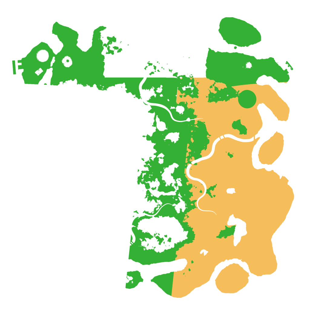Biome Rust Map: Procedural Map, Size: 4500, Seed: 15473