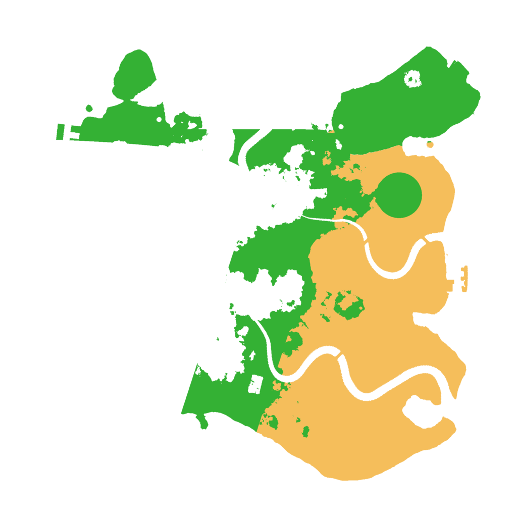 Biome Rust Map: Procedural Map, Size: 3000, Seed: 1870492262