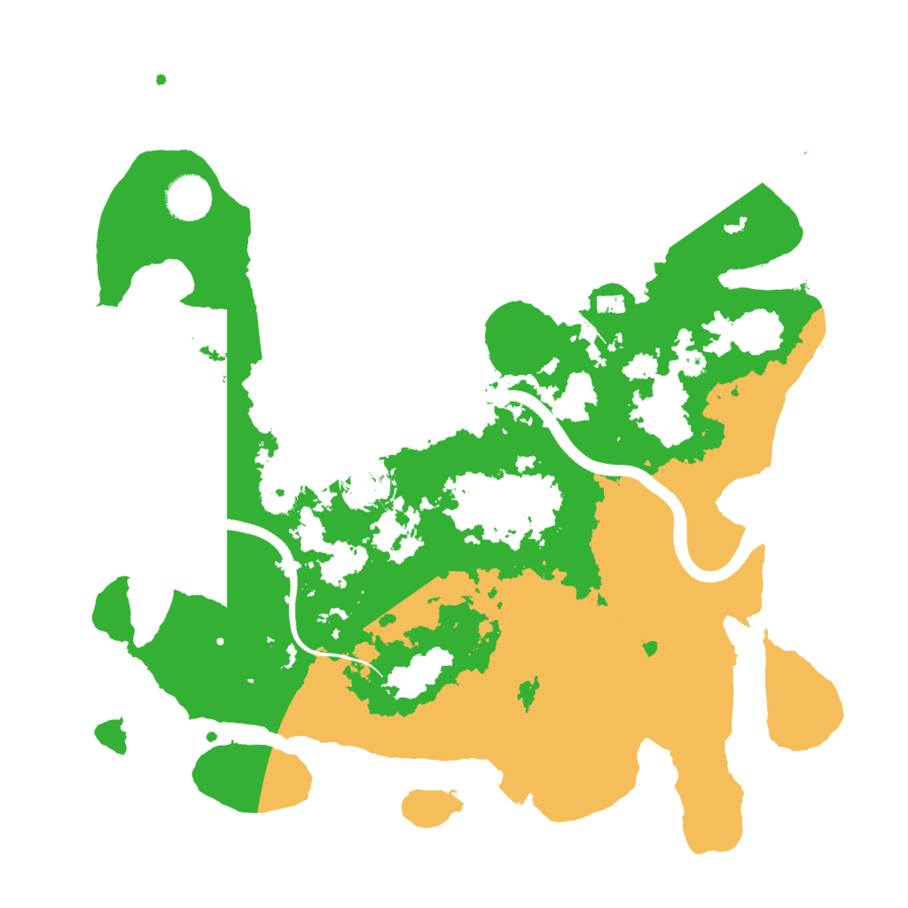Biome Rust Map: Procedural Map, Size: 3500, Seed: 564940122