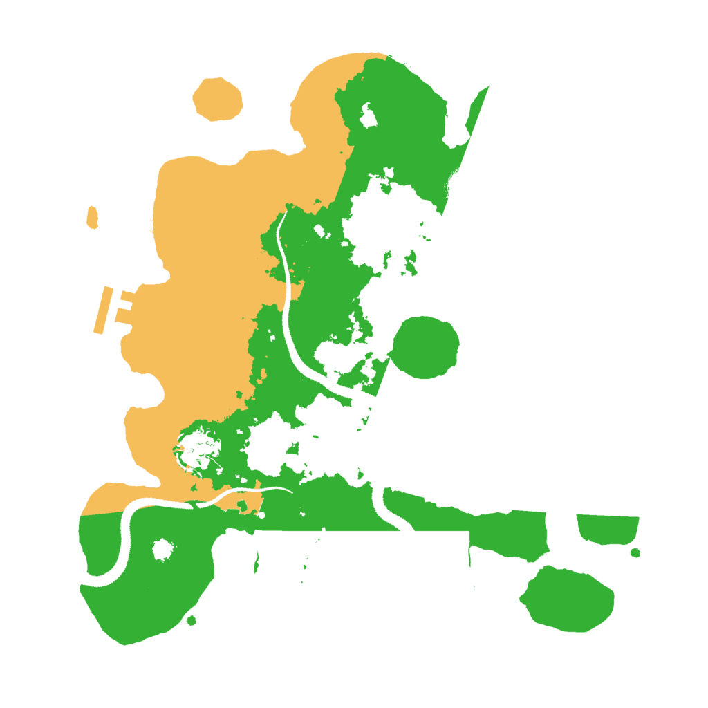 Biome Rust Map: Procedural Map, Size: 3000, Seed: 1636592876