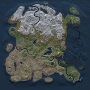 Thumbnail Rust Map: Procedural Map, Size: 4250, Seed: 1154330110, 16 Monuments