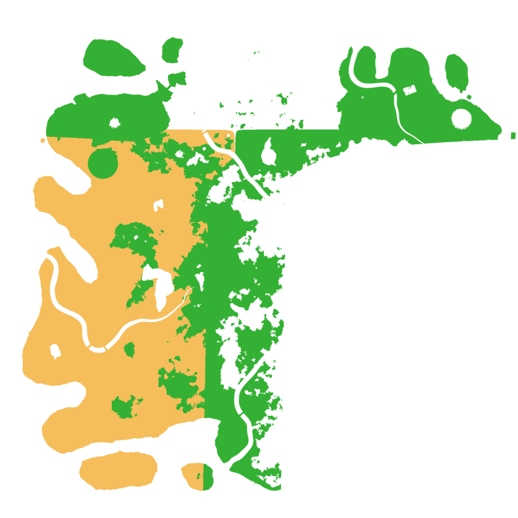 Biome Rust Map: Procedural Map, Size: 4550, Seed: 11258744