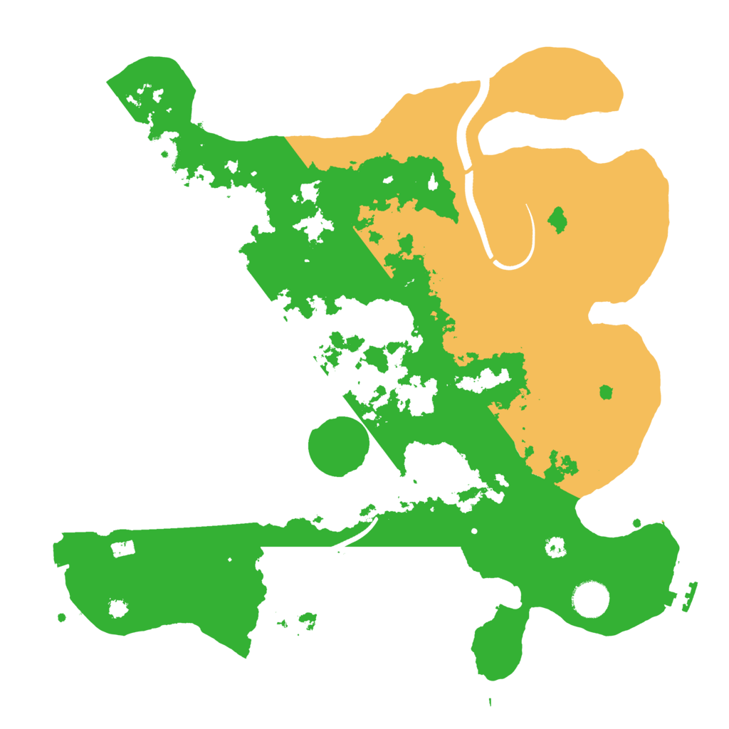 Biome Rust Map: Procedural Map, Size: 3500, Seed: 346291149