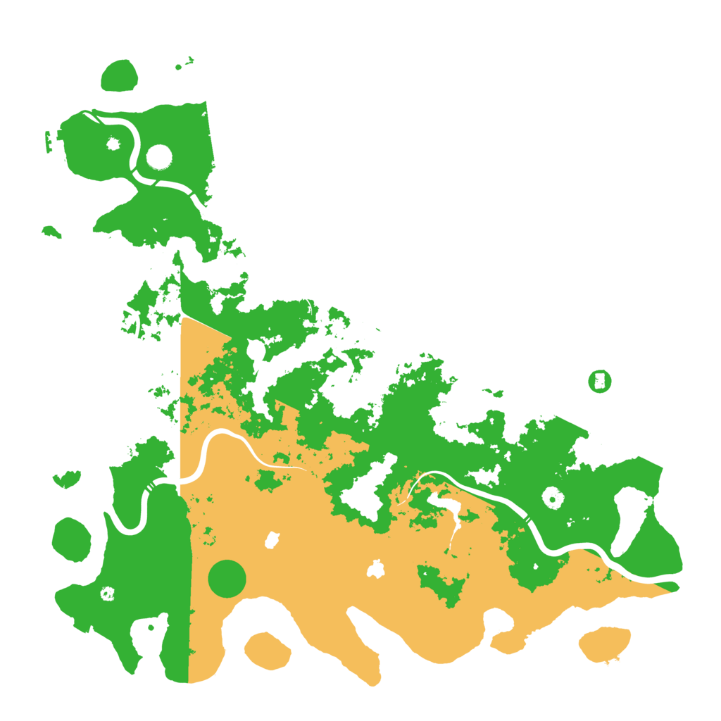 Biome Rust Map: Procedural Map, Size: 5000, Seed: 48312246