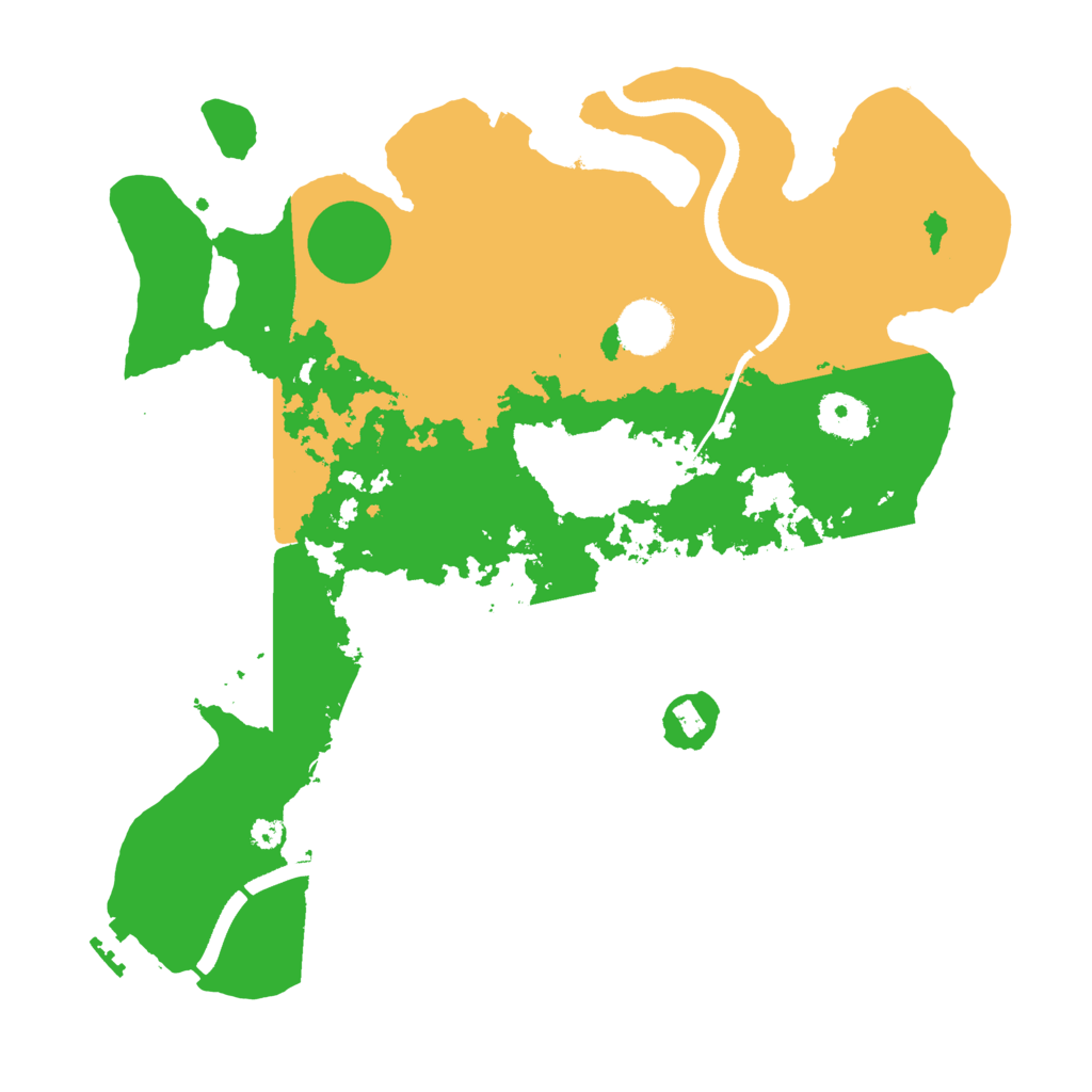 Biome Rust Map: Procedural Map, Size: 3500, Seed: 60944374