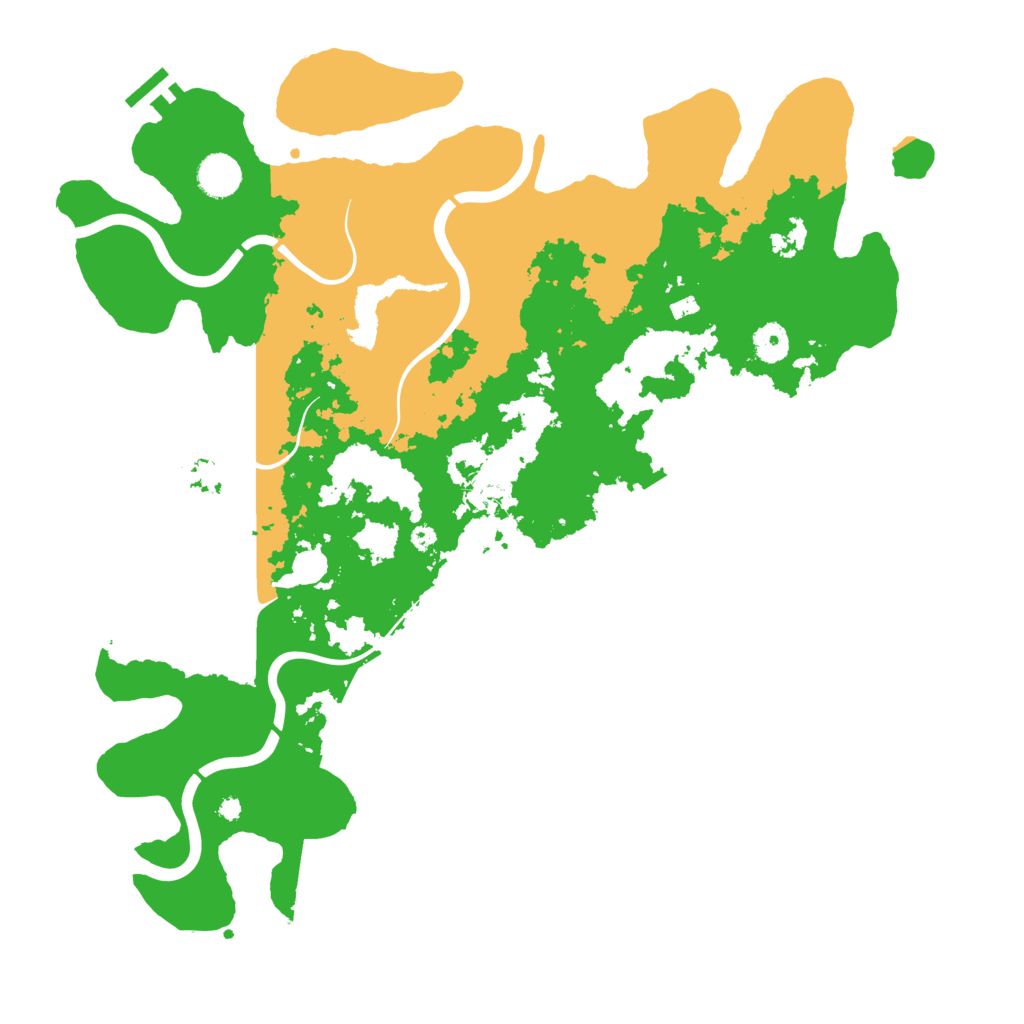 Biome Rust Map: Procedural Map, Size: 4100, Seed: 812945185