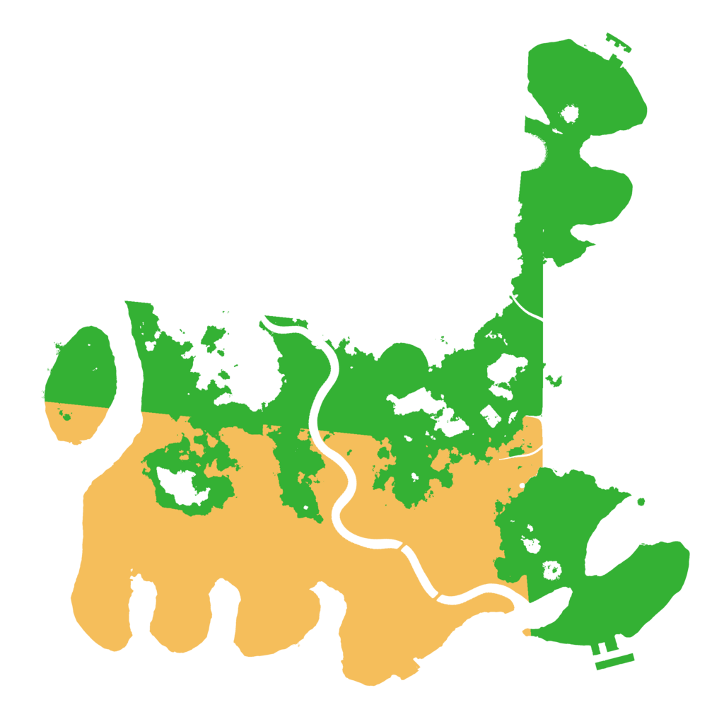 Biome Rust Map: Procedural Map, Size: 3750, Seed: 145678766