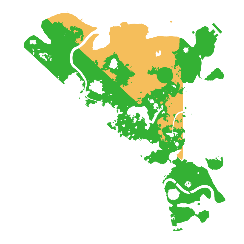 Biome Rust Map: Procedural Map, Size: 4000, Seed: 57064076