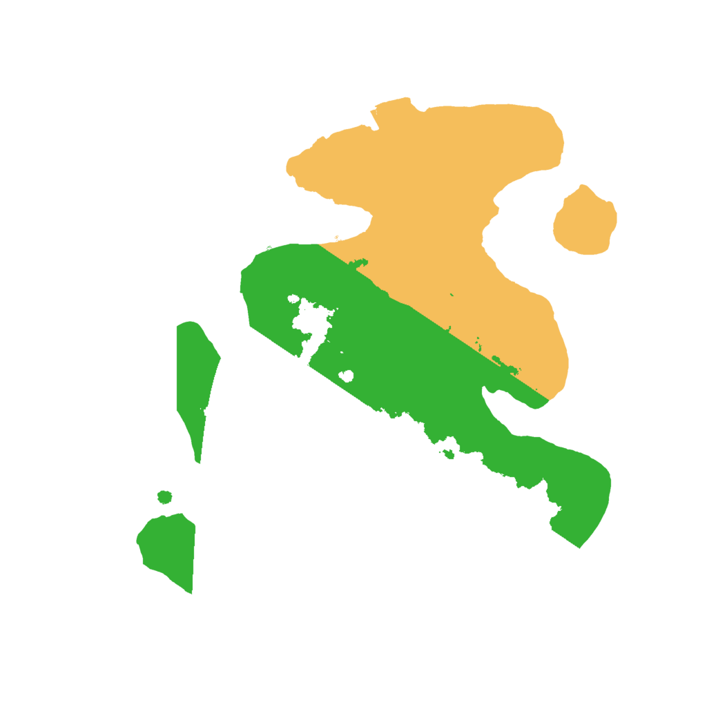 Biome Rust Map: Procedural Map, Size: 2000, Seed: 836291