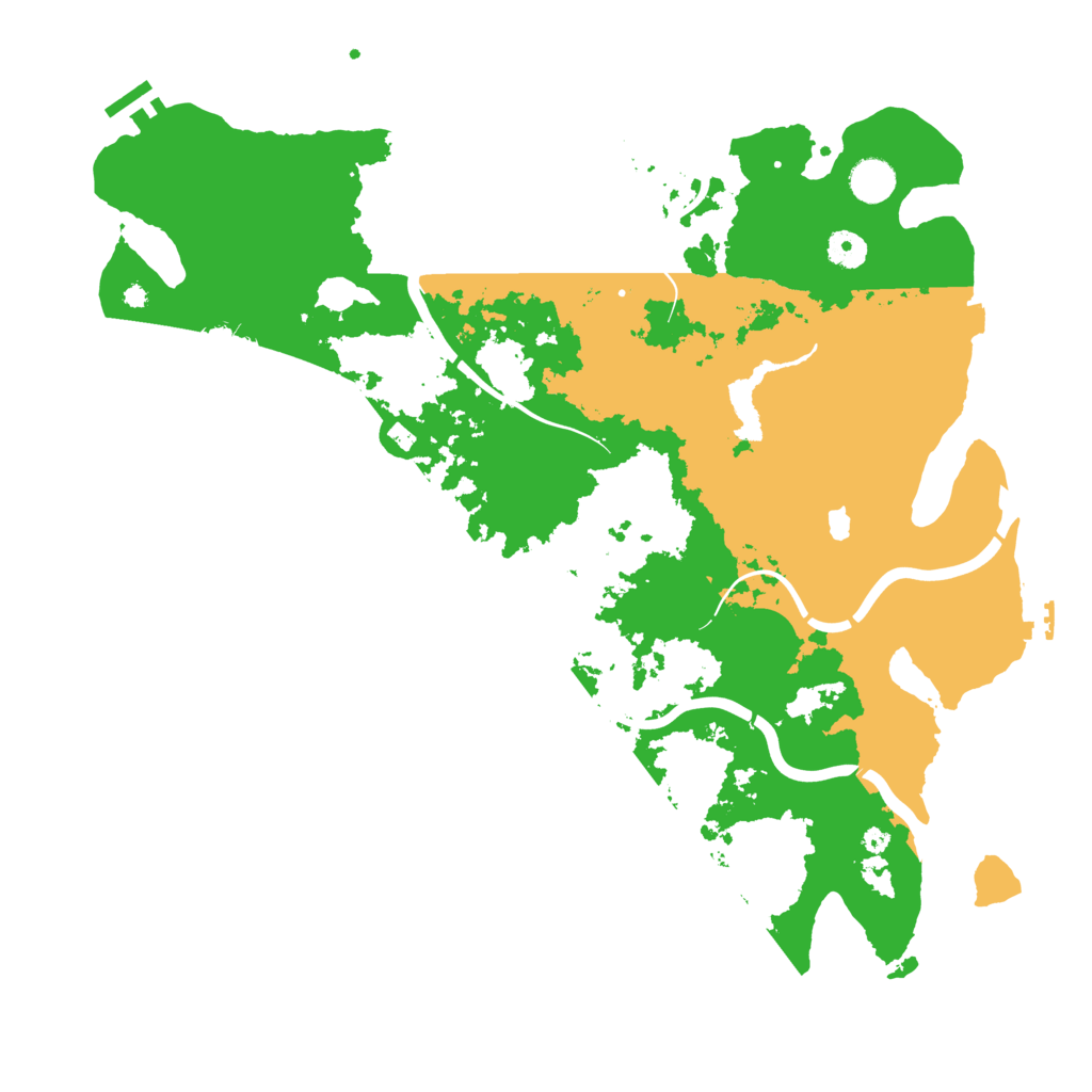 Biome Rust Map: Procedural Map, Size: 4250, Seed: 172204069