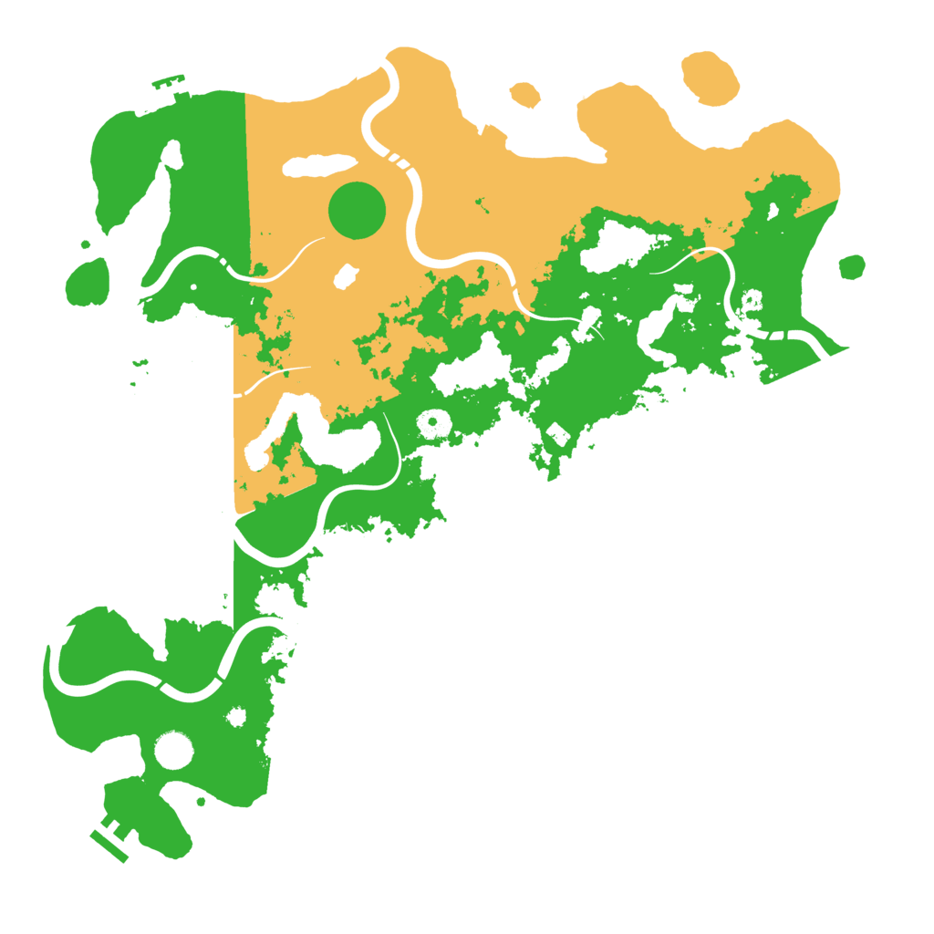 Biome Rust Map: Procedural Map, Size: 4300, Seed: 1390567347