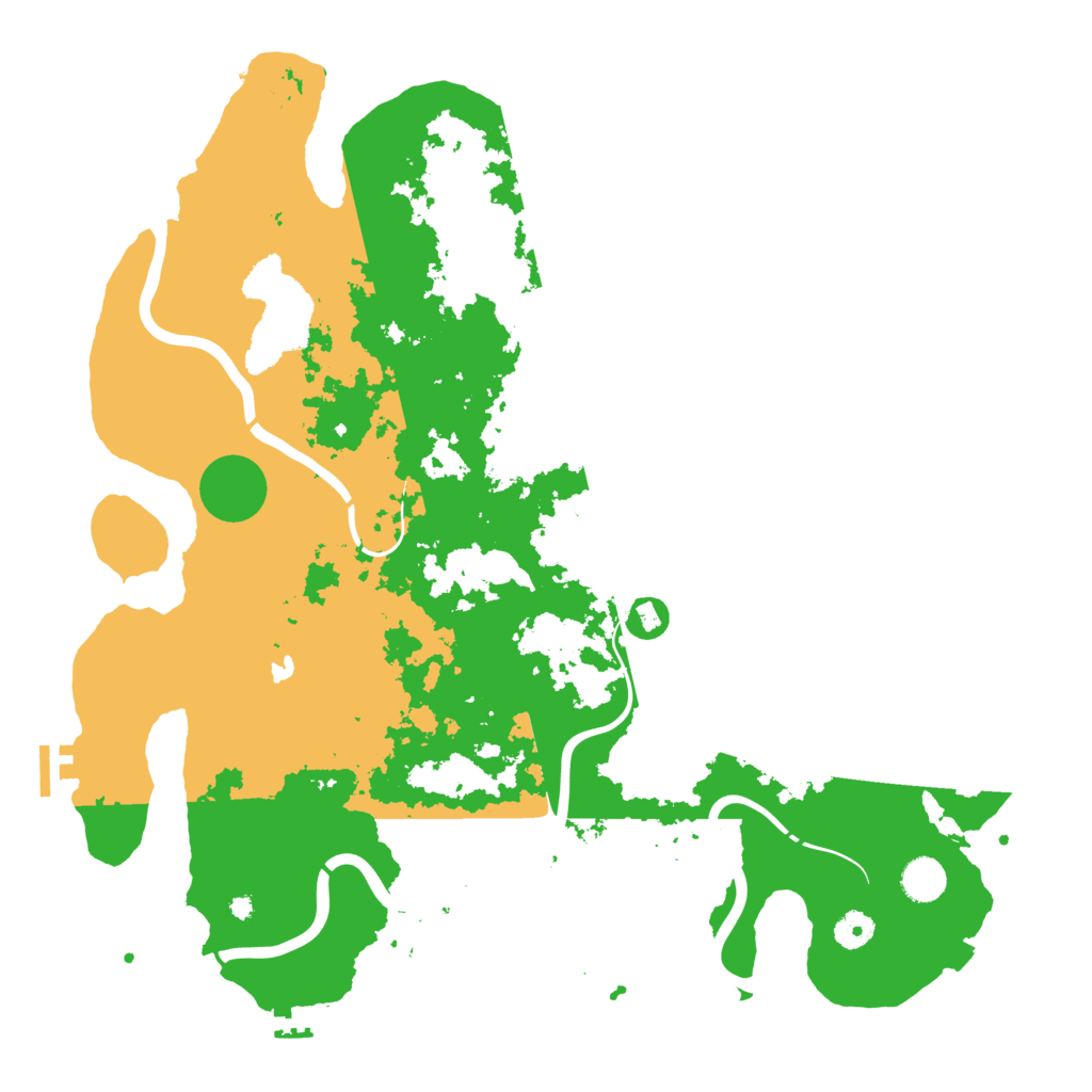 Biome Rust Map: Procedural Map, Size: 4300, Seed: 314584029