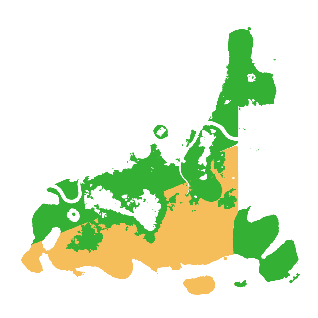 Biome Rust Map: Procedural Map, Size: 3750, Seed: 5878234