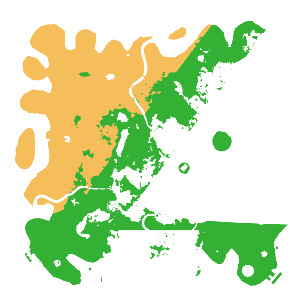 Biome Rust Map: Procedural Map, Size: 4500, Seed: 2080308784