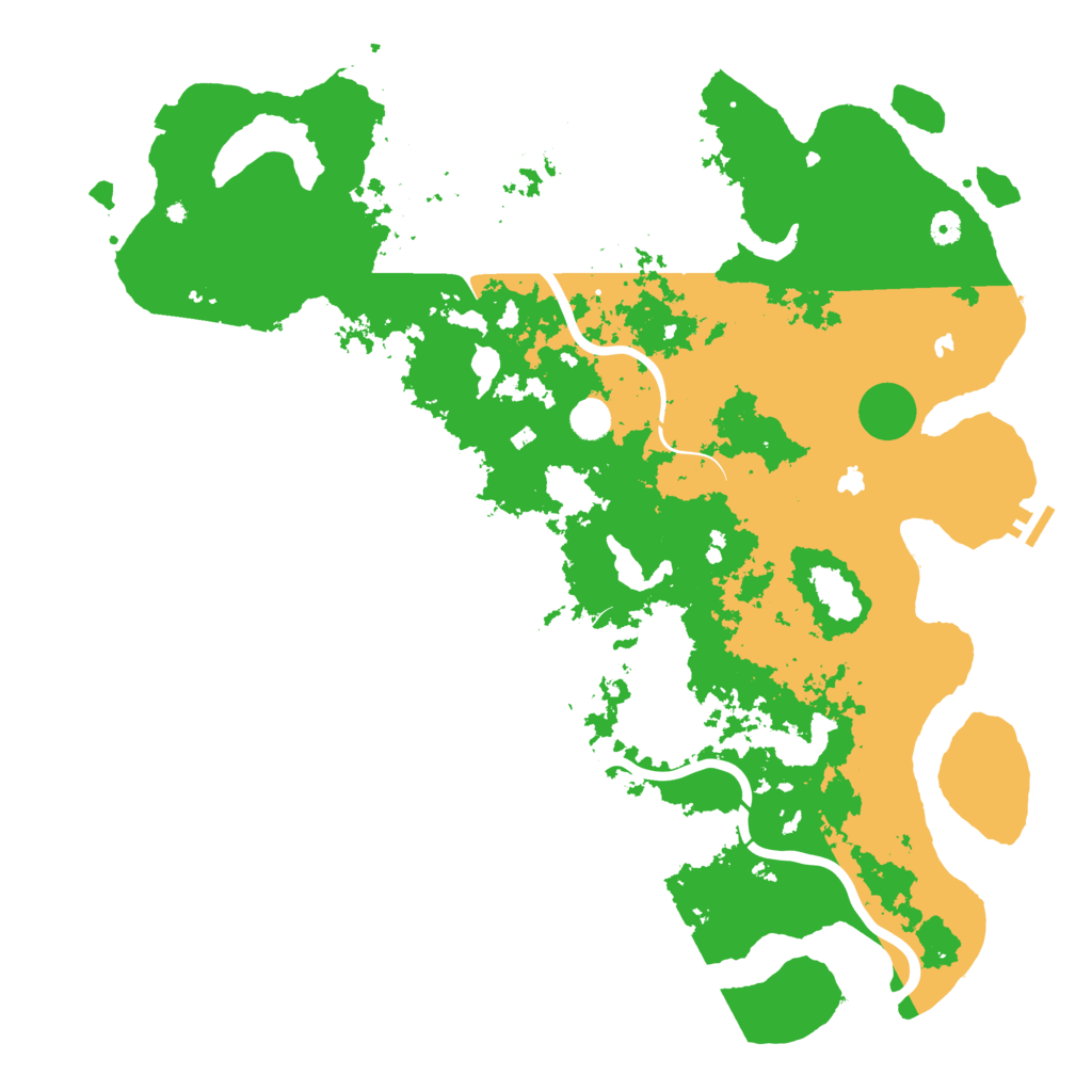 Biome Rust Map: Procedural Map, Size: 5000, Seed: 682438532