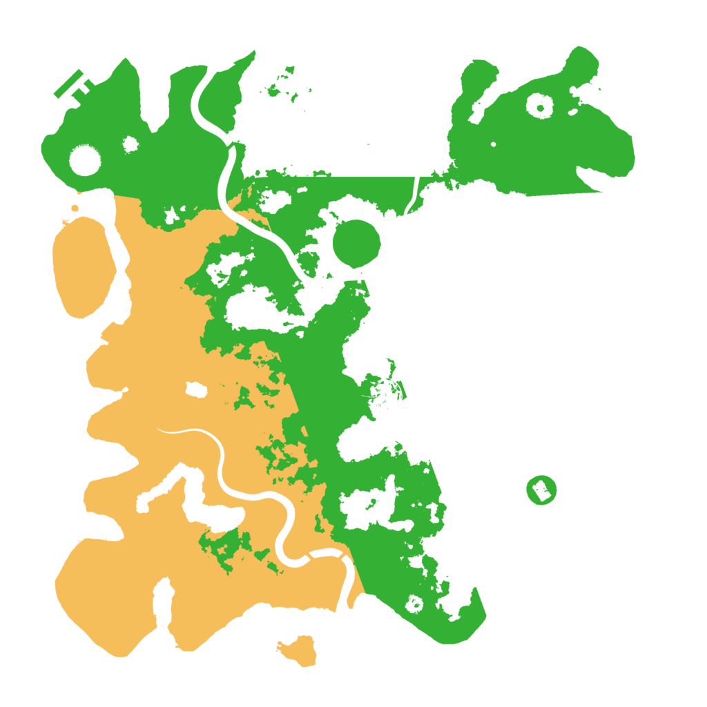 Biome Rust Map: Procedural Map, Size: 4000, Seed: 66685437