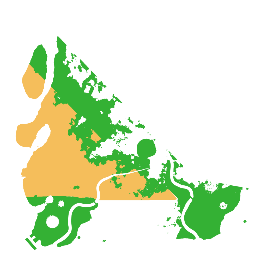 Biome Rust Map: Procedural Map, Size: 3750, Seed: 158720253
