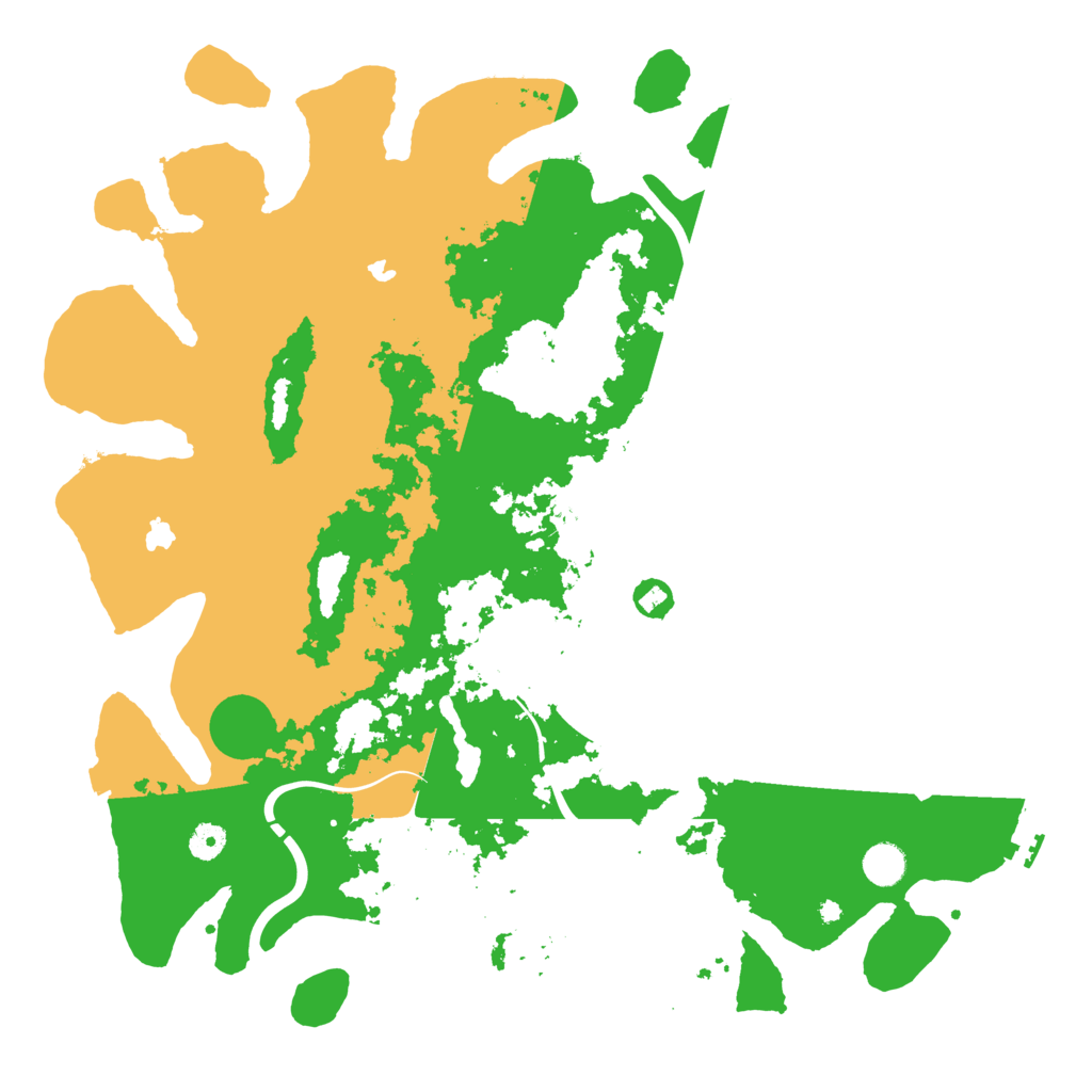 Biome Rust Map: Procedural Map, Size: 4500, Seed: 838578249