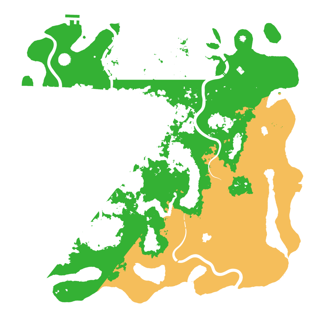Biome Rust Map: Procedural Map, Size: 4500, Seed: 229119707