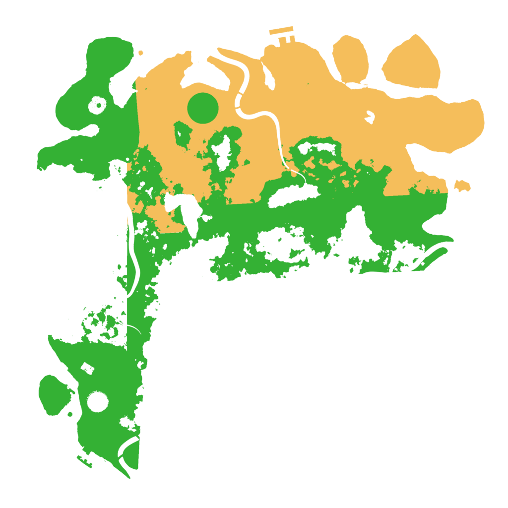 Biome Rust Map: Procedural Map, Size: 4300, Seed: 1174510296