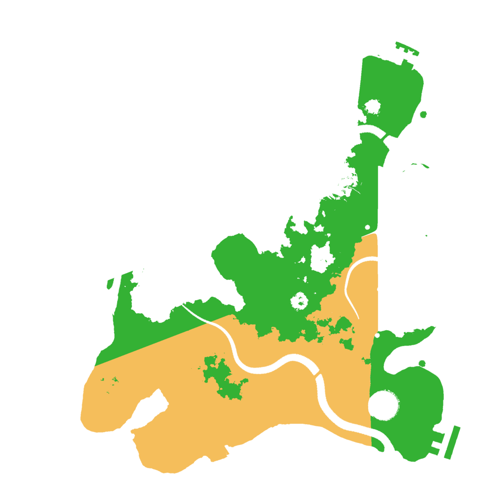 Biome Rust Map: Procedural Map, Size: 3000, Seed: 1353881184