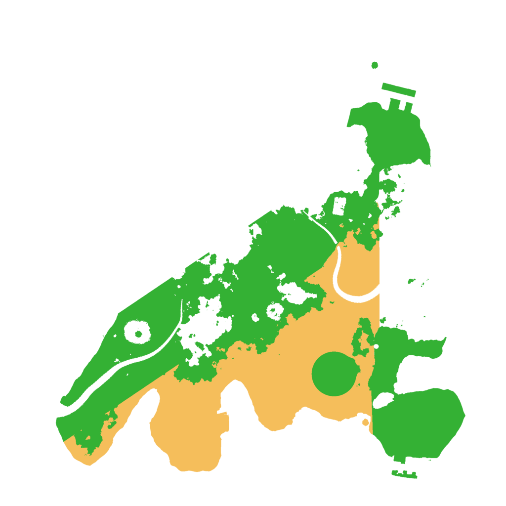 Biome Rust Map: Procedural Map, Size: 3000, Seed: 1037419683