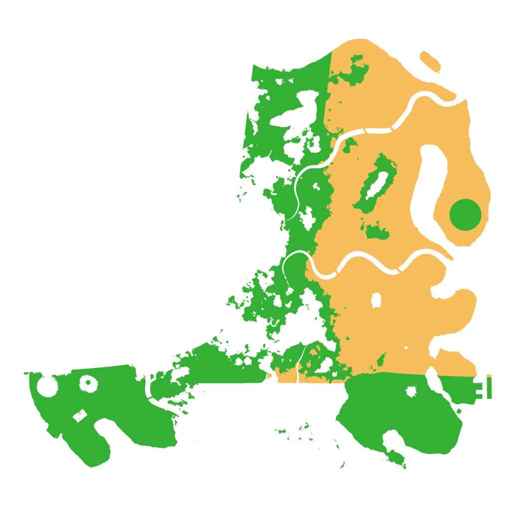 Biome Rust Map: Procedural Map, Size: 4250, Seed: 1551877899