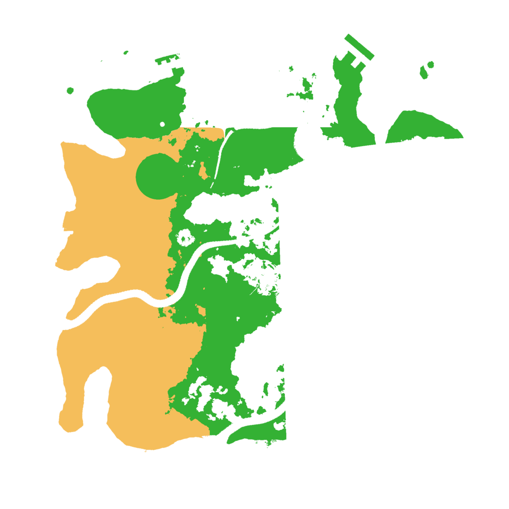 Biome Rust Map: Procedural Map, Size: 3000, Seed: 1490551818