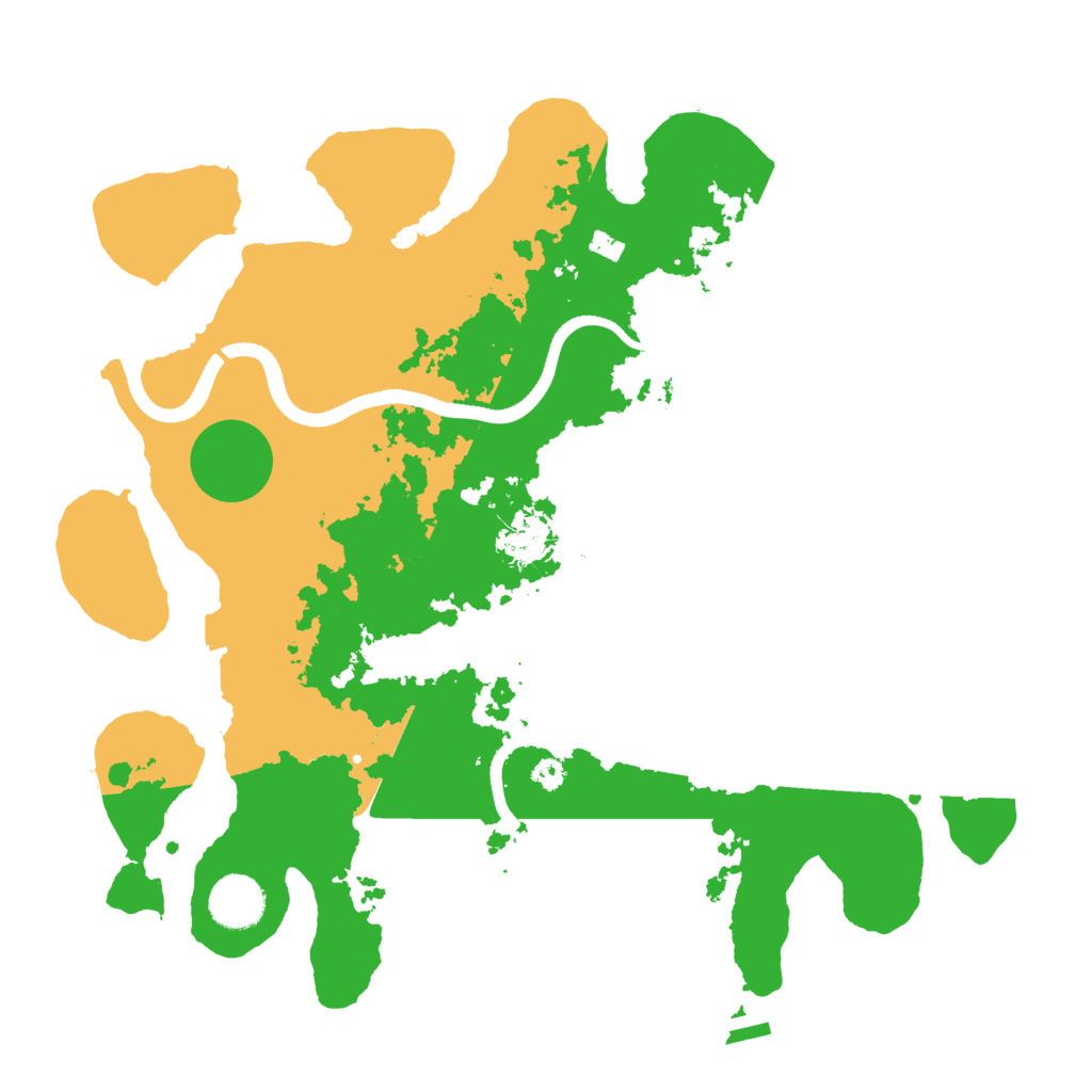 Biome Rust Map: Procedural Map, Size: 3500, Seed: 217641698