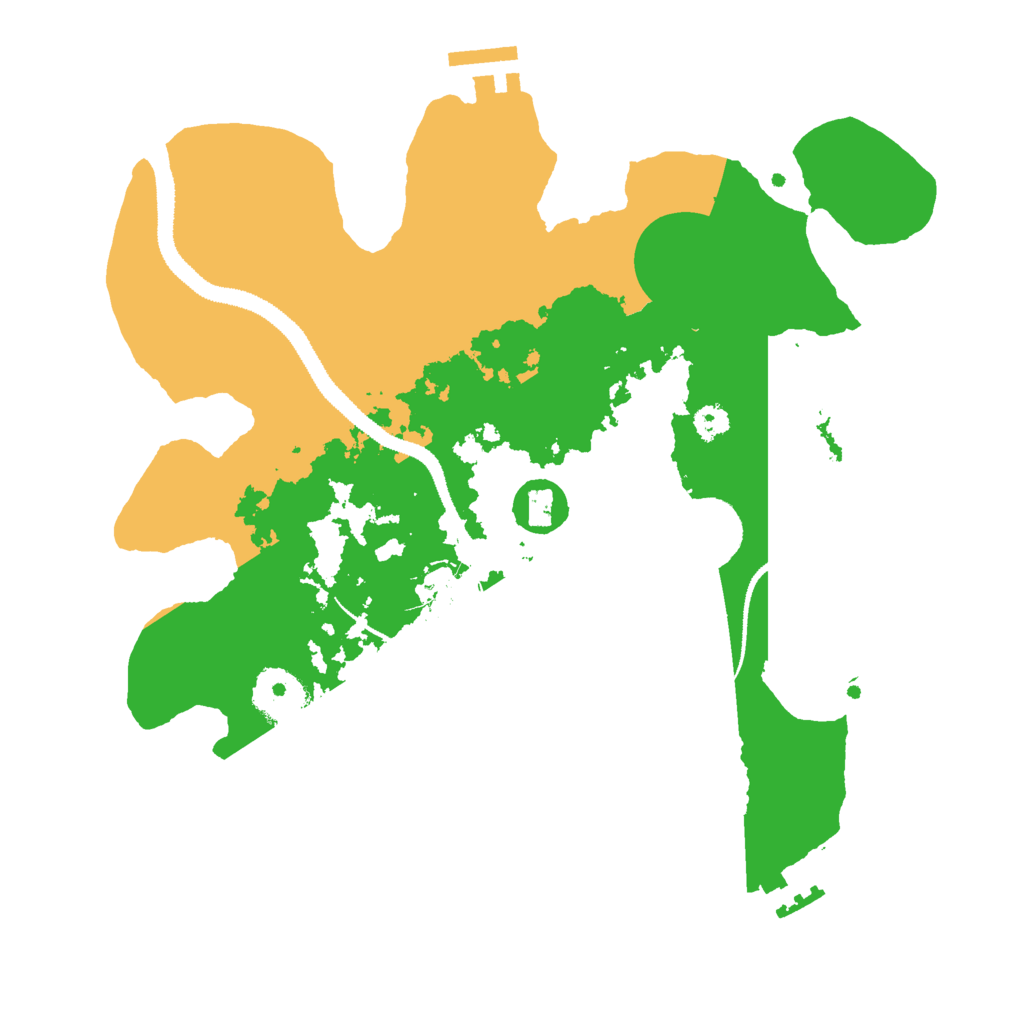 Biome Rust Map: Procedural Map, Size: 3000, Seed: 1079333317