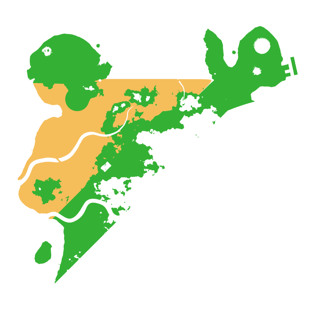 Biome Rust Map: Procedural Map, Size: 3500, Seed: 1012805072